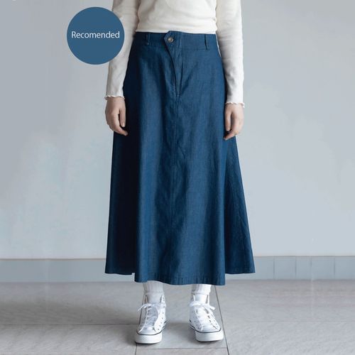 4582603491592







ノースオブジェクト東京
LILASIC コットンデニムフレアスカート