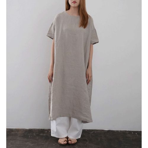 いろどり企画
ciroc リネン半袖ワンピース