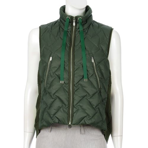 バーミリオン
ニット切替ダウンベスト