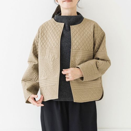 ピープル
Crea delice コットンキルティングジャケット