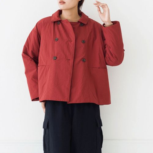 ピープル
kermu 保温中綿「Zermoly」ダブルブレストジャケット