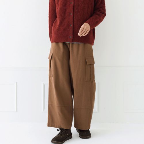 ピープル
kermu コットン起毛カーゴパンツ