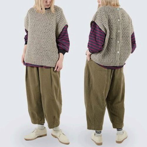 カラー　ｏｆ　カラーズ
SO 透かし柄2WAYドロップショルダーベスト