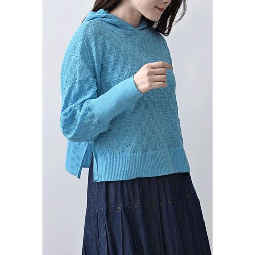 あむう
akane 透かしフードプルオーバー