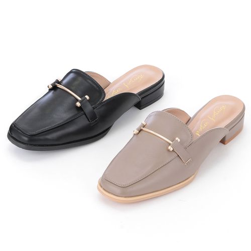 ライム
porter fortune ビット付きスクエアトゥミュール H－6130