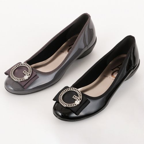 シェル
AC リングバックルリボン付きパンプス 1537