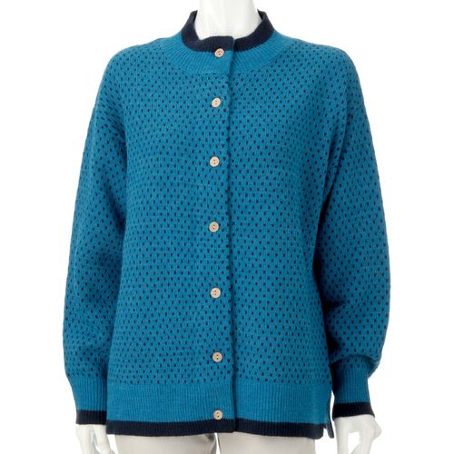 ラ．コロール
イタリー糸ドットカーディガン