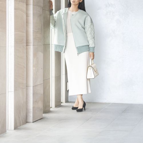 いづみドレス
キルティングボアニットジャケット