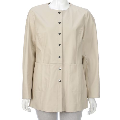 高木ミンク
ラムレザーノーカラージャケット