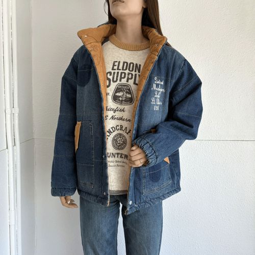 オーセンティック
CUBE SUGAR 8オンスデニム×コーデュロイ中綿ジャケット