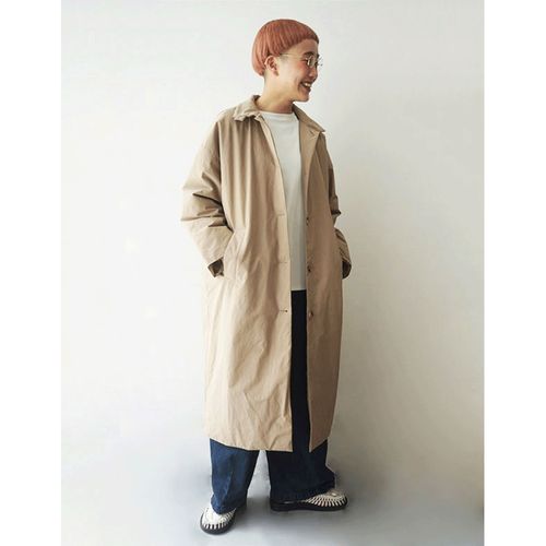 ａｅｌ
mao made ロング丈ステンカラーコート