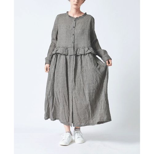 ボールＮ．Ｔ
ubasoku ウエストフリル付き長袖ワンピース