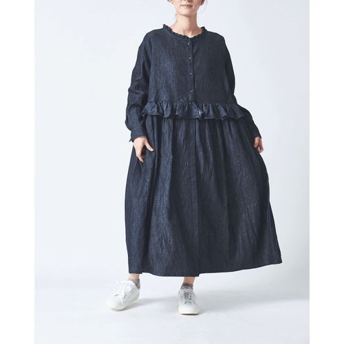 ボールＮ．Ｔ
ubasoku ウエストフリル付き長袖ワンピース