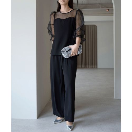 プレステージ
PREFERIR バルーンブラウス＋ワイドパンツ