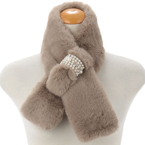 サード　コレクション
パール付きリボンエコファーティペット