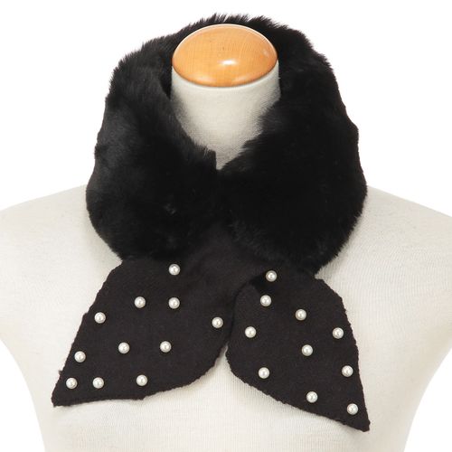 サード　コレクション
パール付き差込みティペット