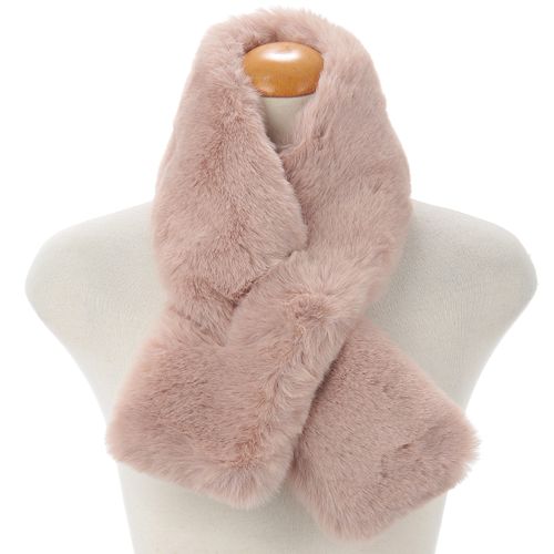 クレール
フェイクファー無地 差込マフラー