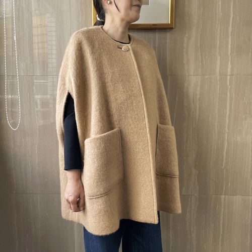 一珠
一珠 NOUQUE カットシャギーケープコート