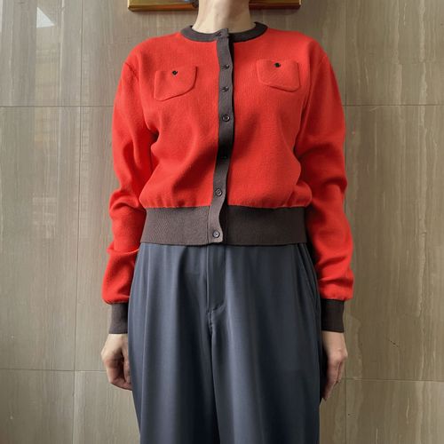 一珠
一珠 NOUQUE 配色ニットトリミングカーディガン