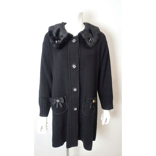 ジェイシーインターナショナル
Super Beauty ファー襟ニットジャケット