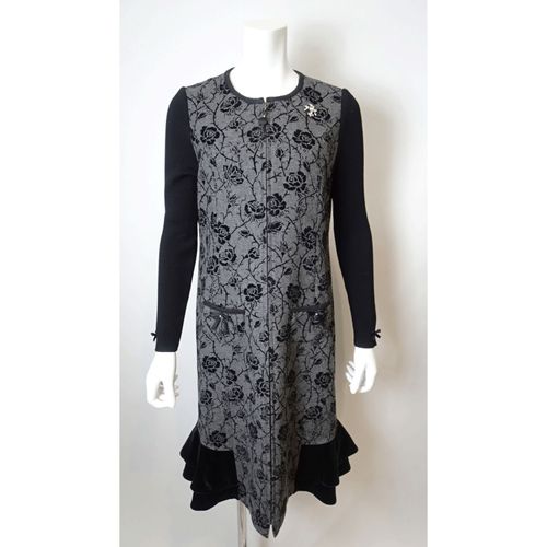 ジェイシーインターナショナル
Super Beauty 裾フリルフロッキプリント前あきワンピース