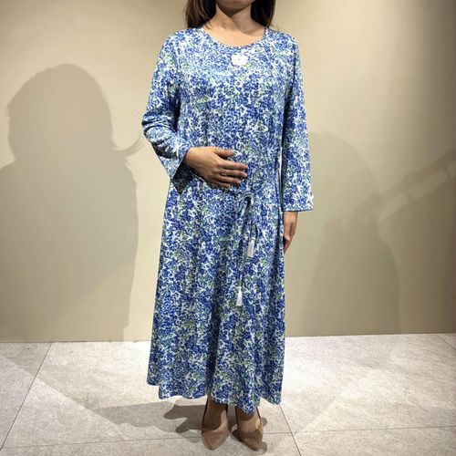 ジェイシーインターナショナル
Super Beauty 胸元レース使い七分袖花柄プリントワンピース