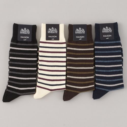 4526195527529







ハリソン
HALISON ラグジュアリ トリコロールボーダーソックス