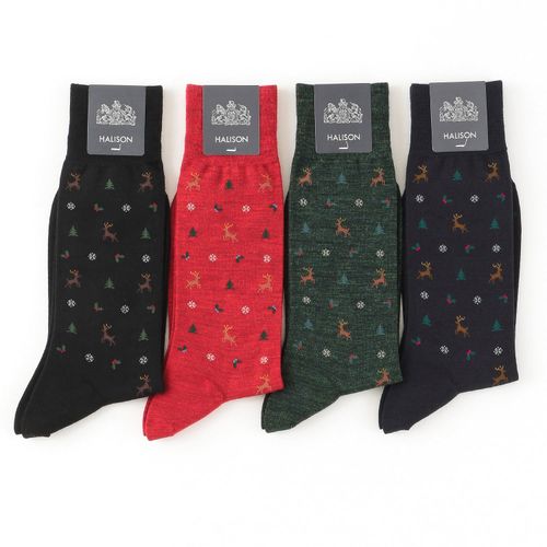 4526195528182







ハリソン
HALISON ファインメリノ ウインターモチーフ ソックス