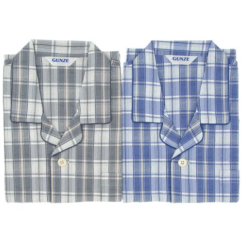 4550585143167







グンゼ
GUNZE 紳士日本製 長袖長パンツパジャマ チェックM／L