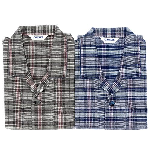 4550585443045







グンゼ
GUNZE 紳士日本製 長袖長パンツパジャマ チェックM／L