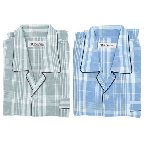 スズホ
紳士長袖パジャマ スムース チェック柄