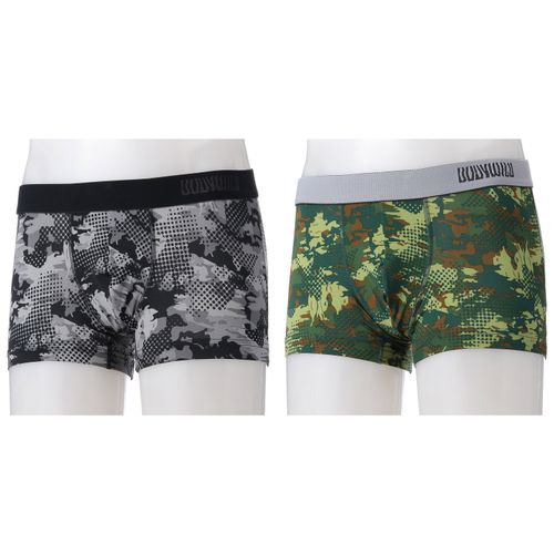 4550585103383







グンゼ
BODY WILD ボクサーパンツ（前とじ） カモフラージュ柄