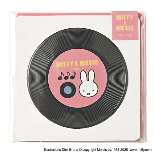 4901478203725



MF929A



クツワ
ミッフィー レコード型ミラー ピンク／ブラック MIFFY＆MUSIC