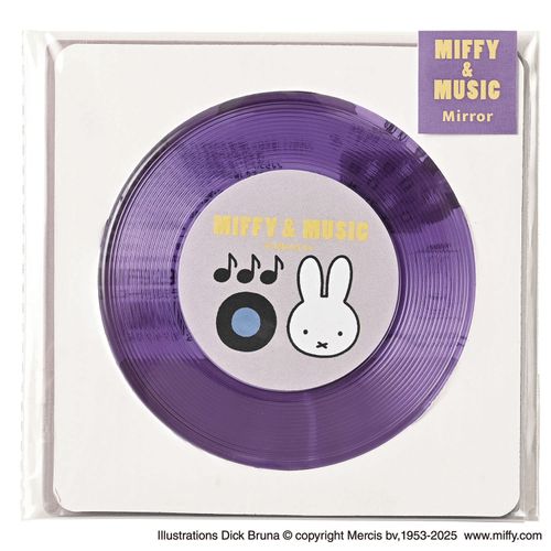 4901478203756



MF929D



クツワ
ミッフィー レコード型ミラー グレー／パープル MIFFY＆MUSIC