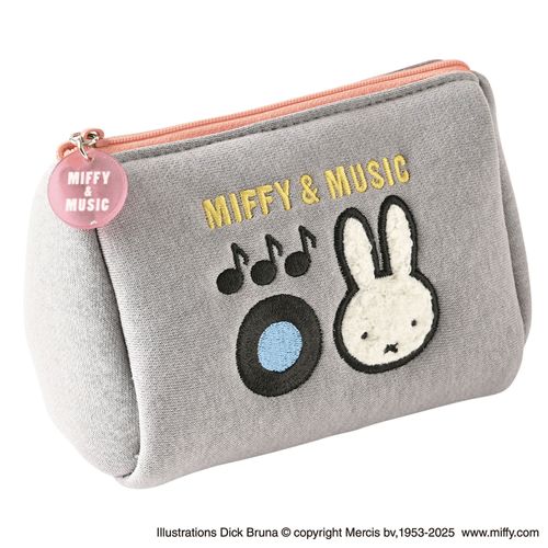 4901478203787



MF931A



クツワ
ミッフィー ポーチ グレー MIFFY＆MUSIC