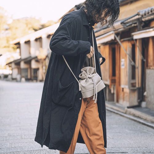 ｗａｊｉ
SOI 洗える牛革巾着ショルダーバッグ