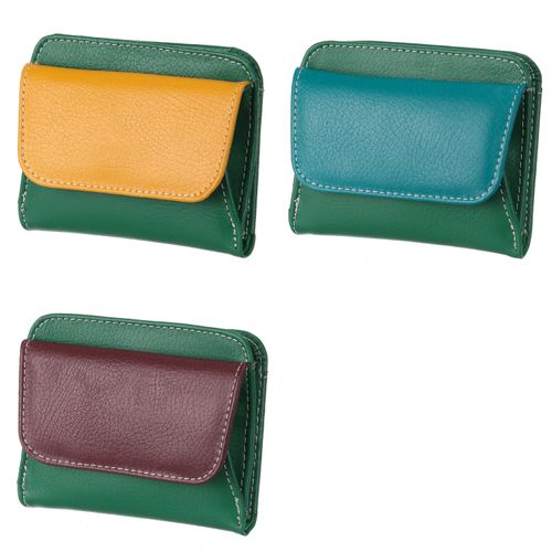 生駒クロス
牛床革コンパクト財布