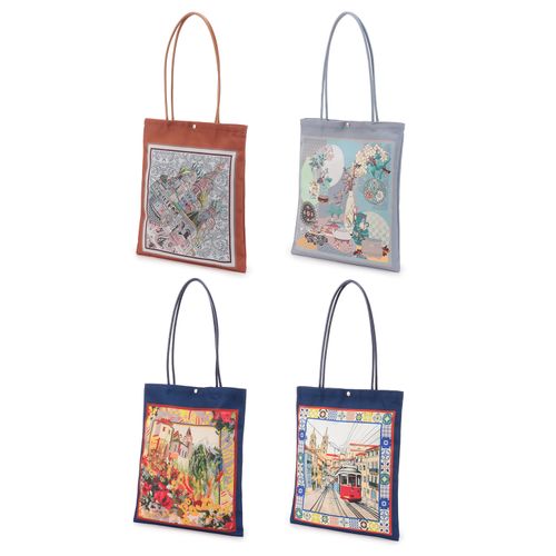 サード　コレクション
デジタルプリント柄トートバッグ