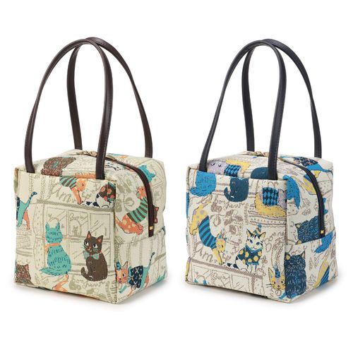 パン．クリエーション
シャルポ ネコ柄サイコロ型バッグ