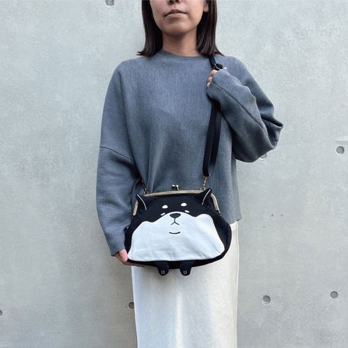 ターンオーバー
柴犬がま口ショルダーバッグ