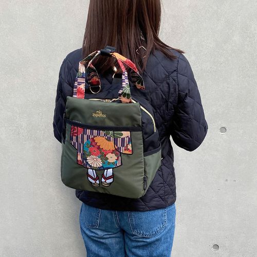 ターンオーバー
mis zapatos ナイロン着物3WAYリュック