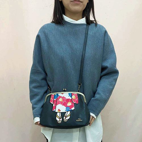 ターンオーバー
mis zapatos 着物がま口ショルダーバッグ