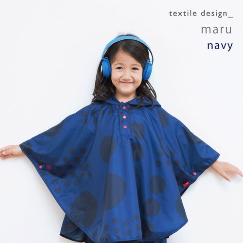 三国
392プリュスエム キッズポンチョ マル柄