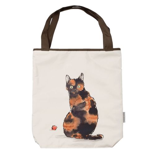 イデオ
ハラミチヨ「サビにゃん」プリント 防水・撥水トートバッグ