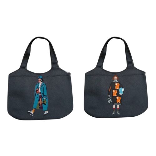 ジェノバ
ネオプレン女の子柄トートバッグ