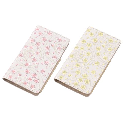 絹館
浅草文庫革 金彩小桜スマホケース