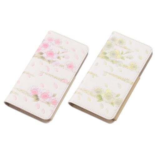 絹館
浅草文庫 金彩八重桜ラージスマホケース