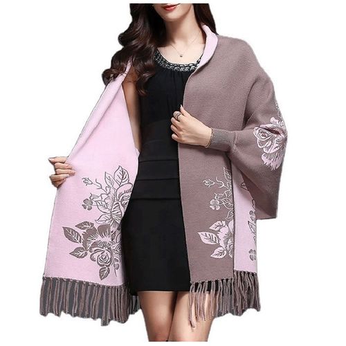 ＣＪ・Ｋｅｎｗａ　Ｉｎｔｅｒｎａｔｉｏｎａｌ
フラワーケープカーディガン