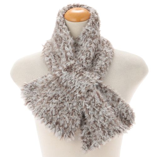 ソレイユ
フェザーヤーンMIXカラークロスマフラー