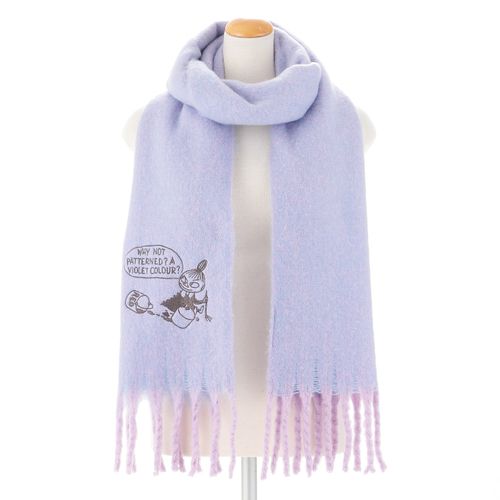 ソレイユ
MOOMIN ふわもこマフラー太フリンジ リトルミイ刺繍